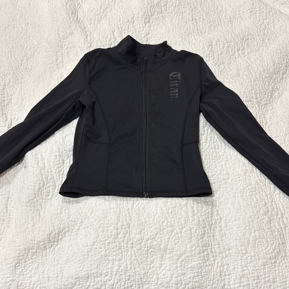 Titan Black Bomber Jacket Sleek Modern Design